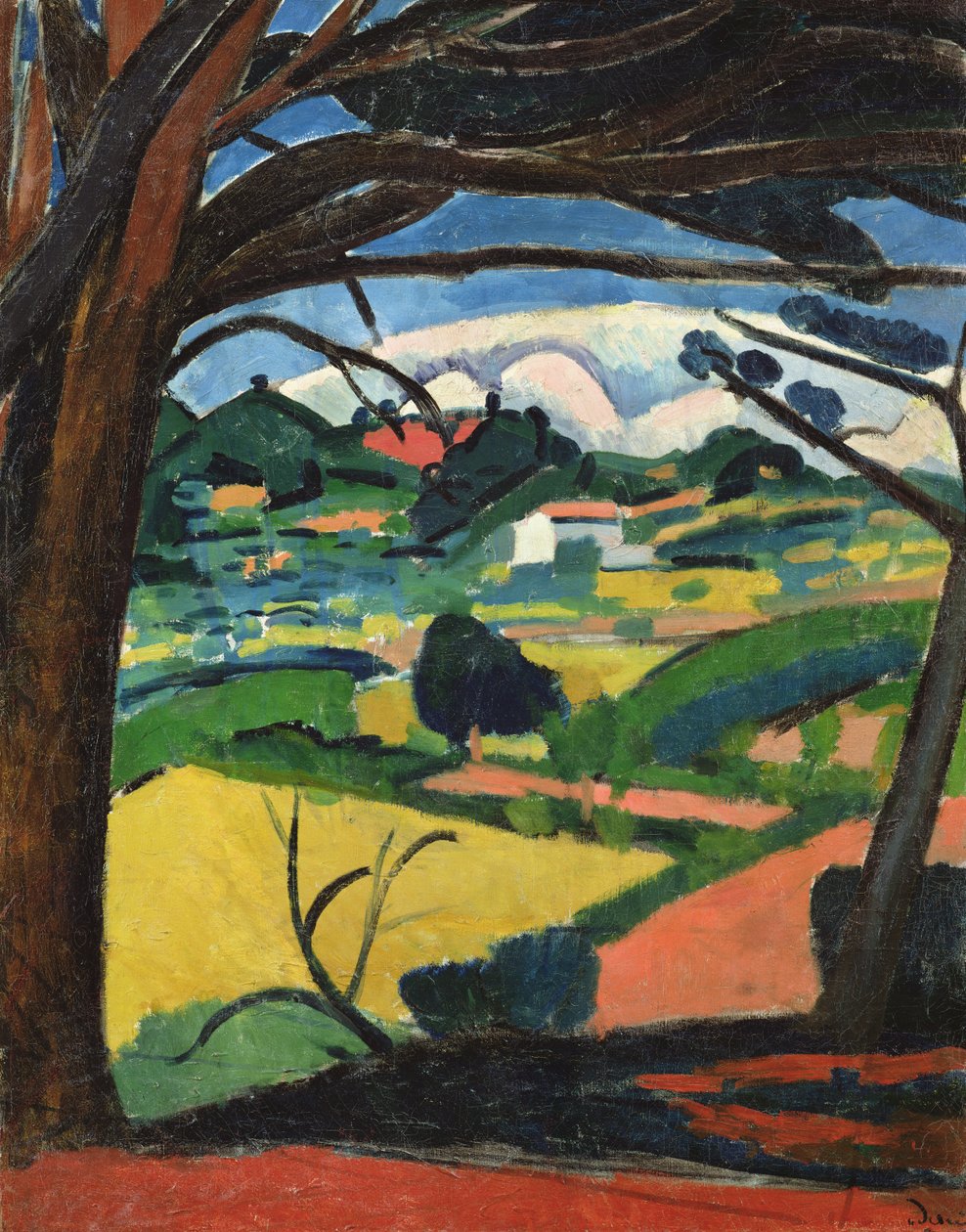 Provenzalische Landschaft von Andre Derain