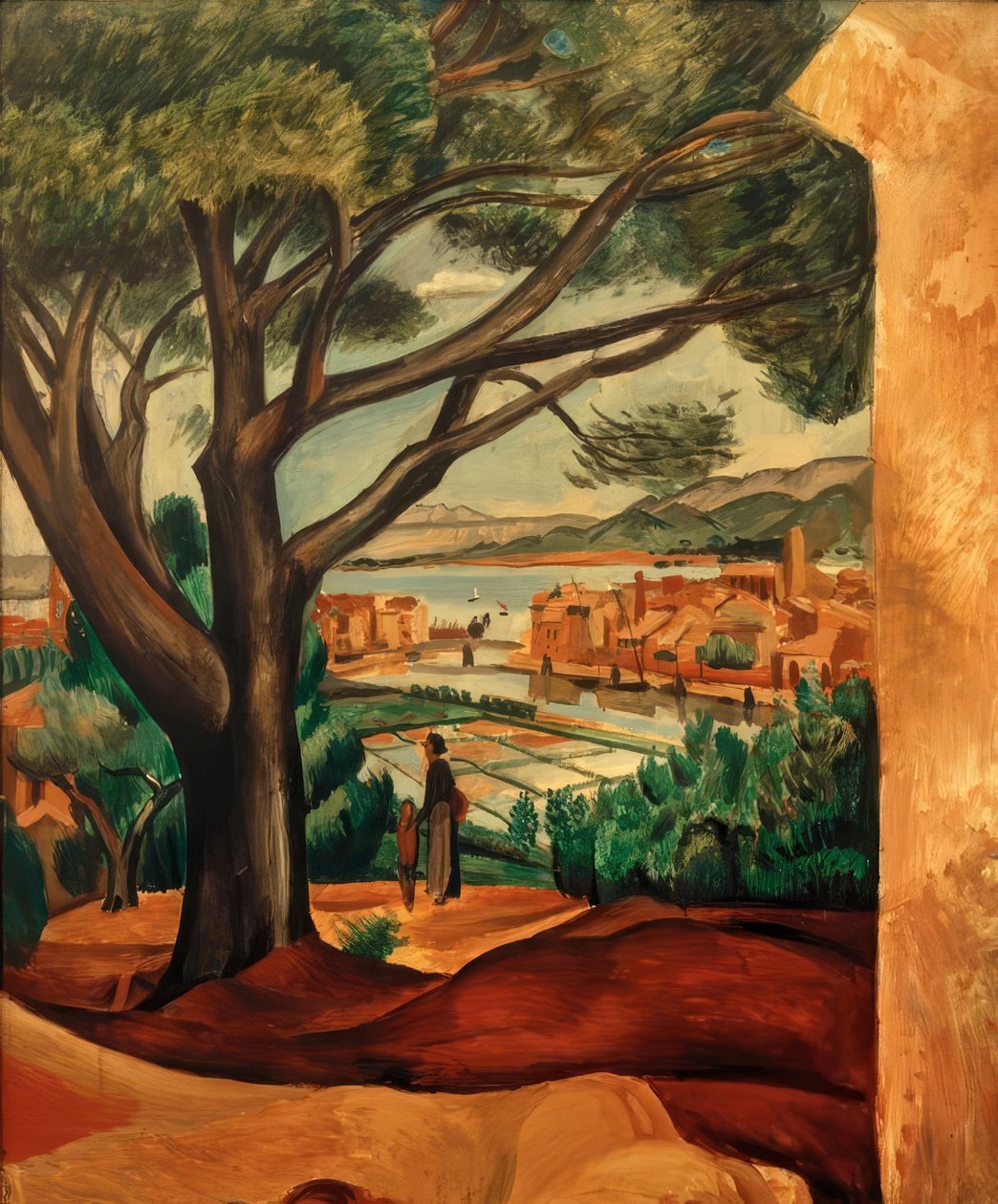 Meersalzbecken von Martigues von Andre Derain