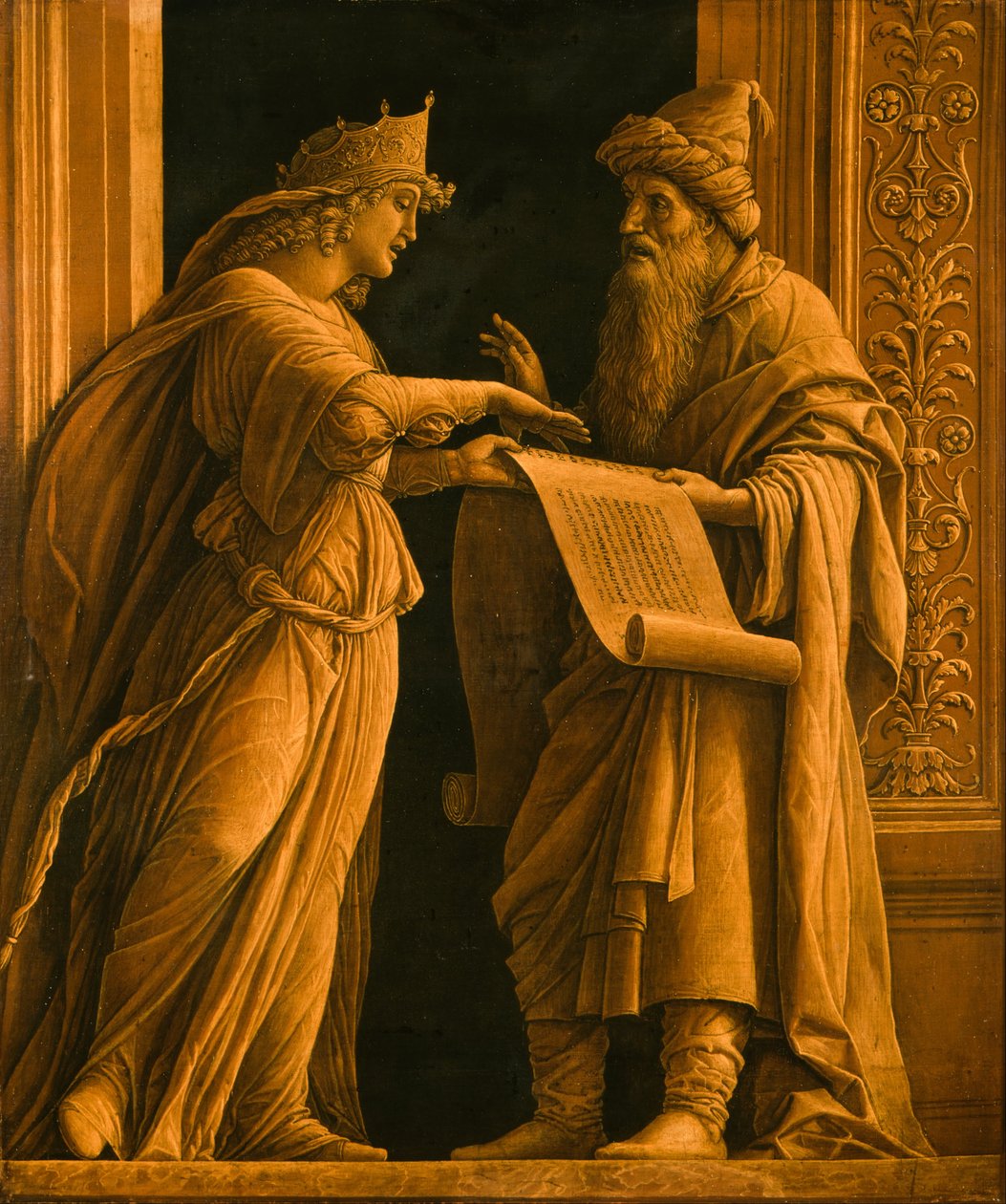 Eine Sibylle und ein Prophet von Andrea Mantegna