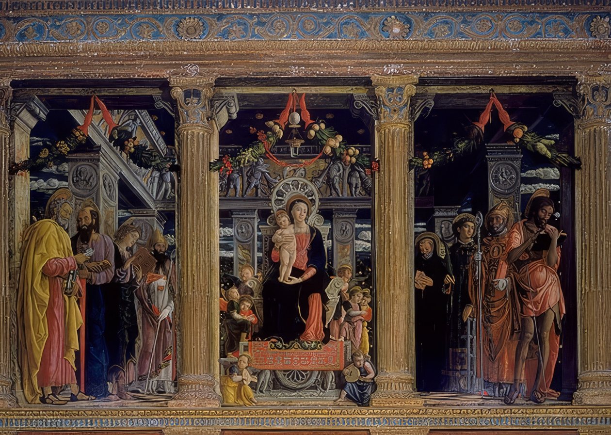 San-Zeno-Altar von Andrea Mantegna