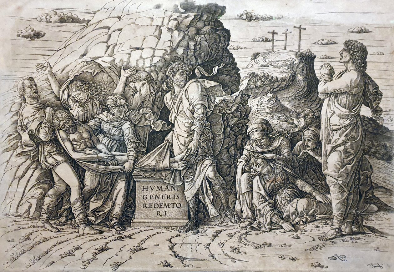 Die Grablegung von Andrea Mantegna