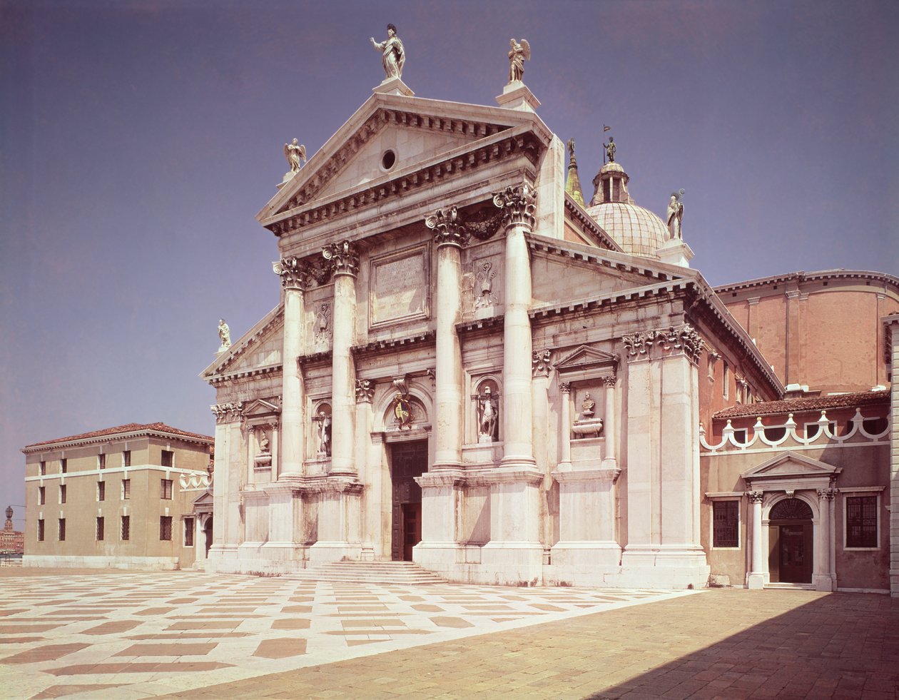 Ansicht der Fassade, erbaut 1607-11 von Andrea Palladio