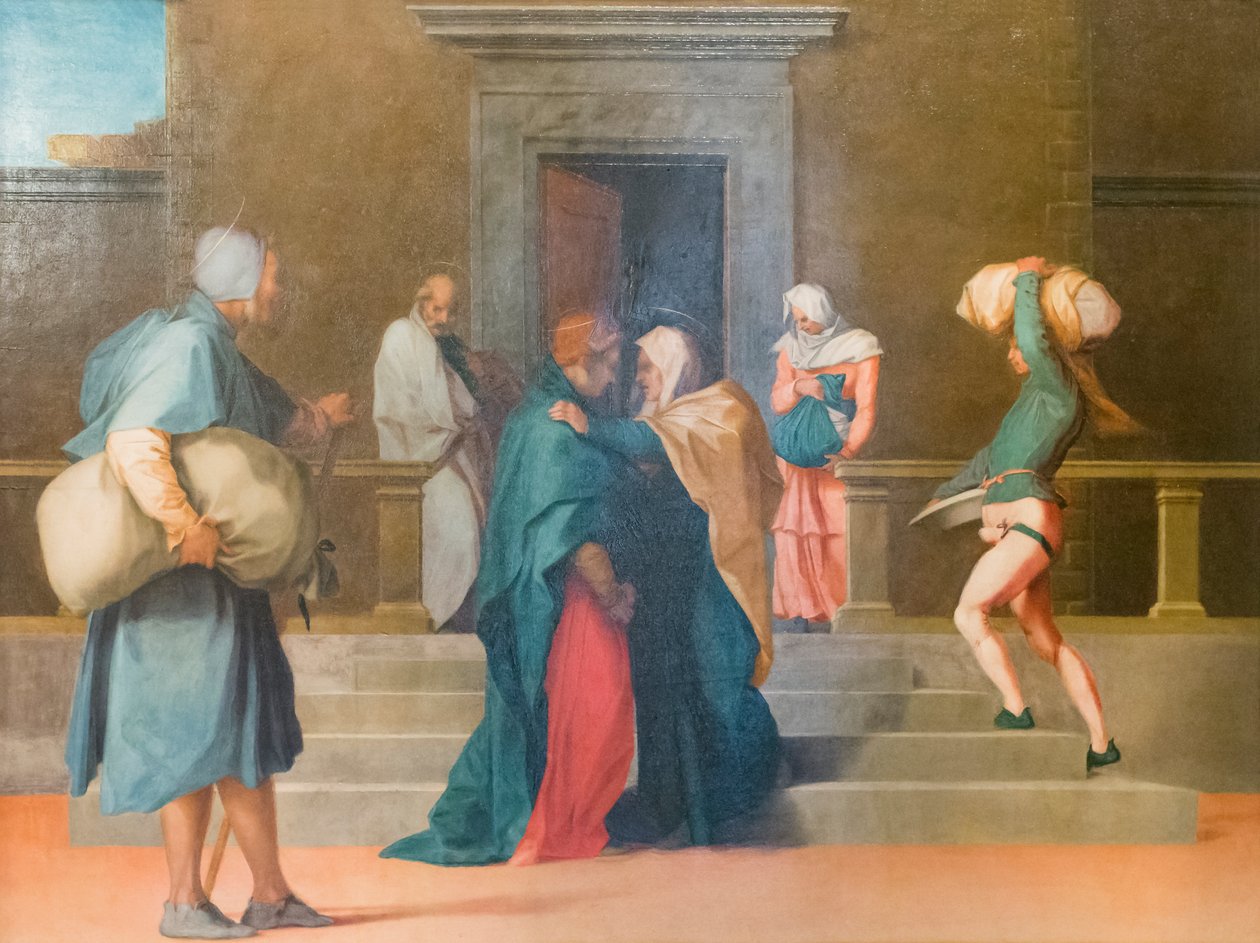 Die Heimsuchung, nach 1524 von Andrea del Sarto