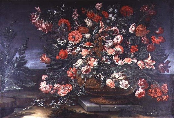 Stillleben mit Blumen von Andrea the Elder Scacciati