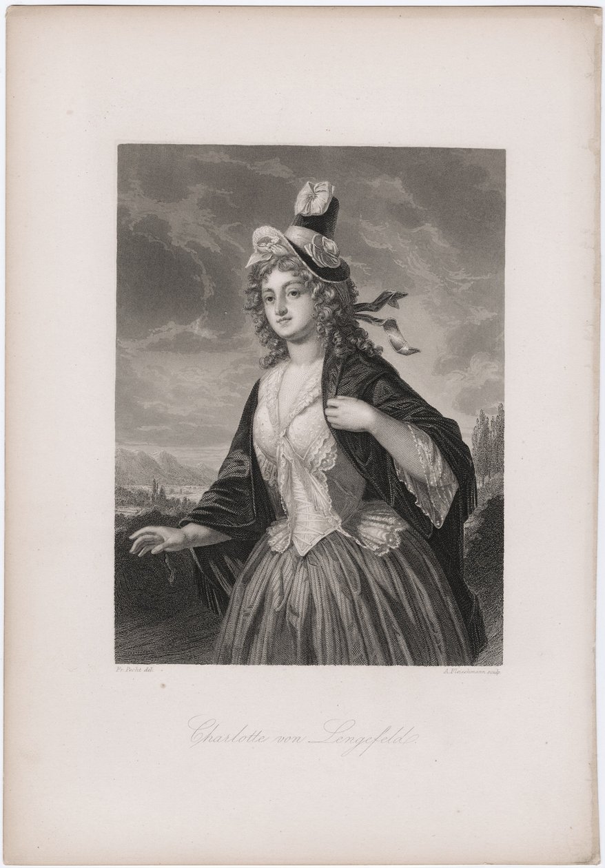 Charlotte von Lengefeld, 1850er von Andreas Johann Fleischmann