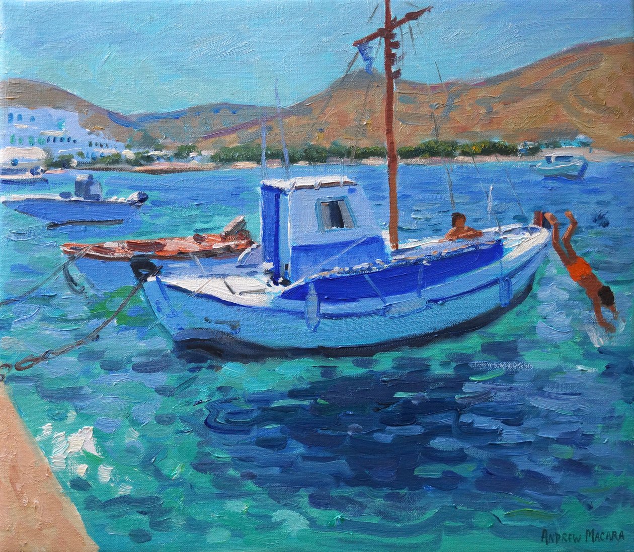 Fischerboote von Andrew Macara