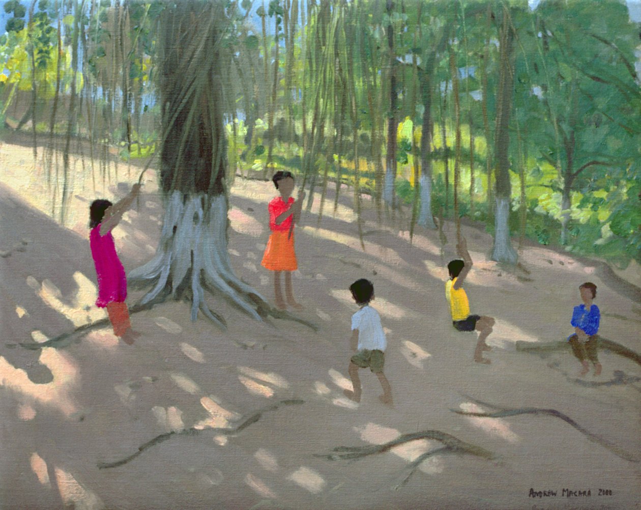 Baumschaukel, Elefanteninsel, Bombay, 2000 von Andrew Macara