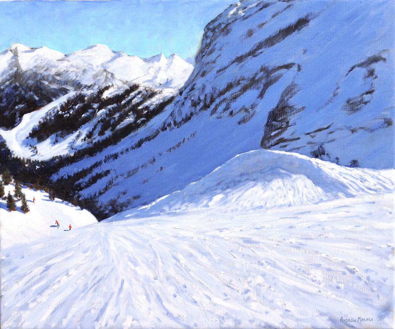 Ins Tal, Courchevel, Frankreich von Andrew Macara