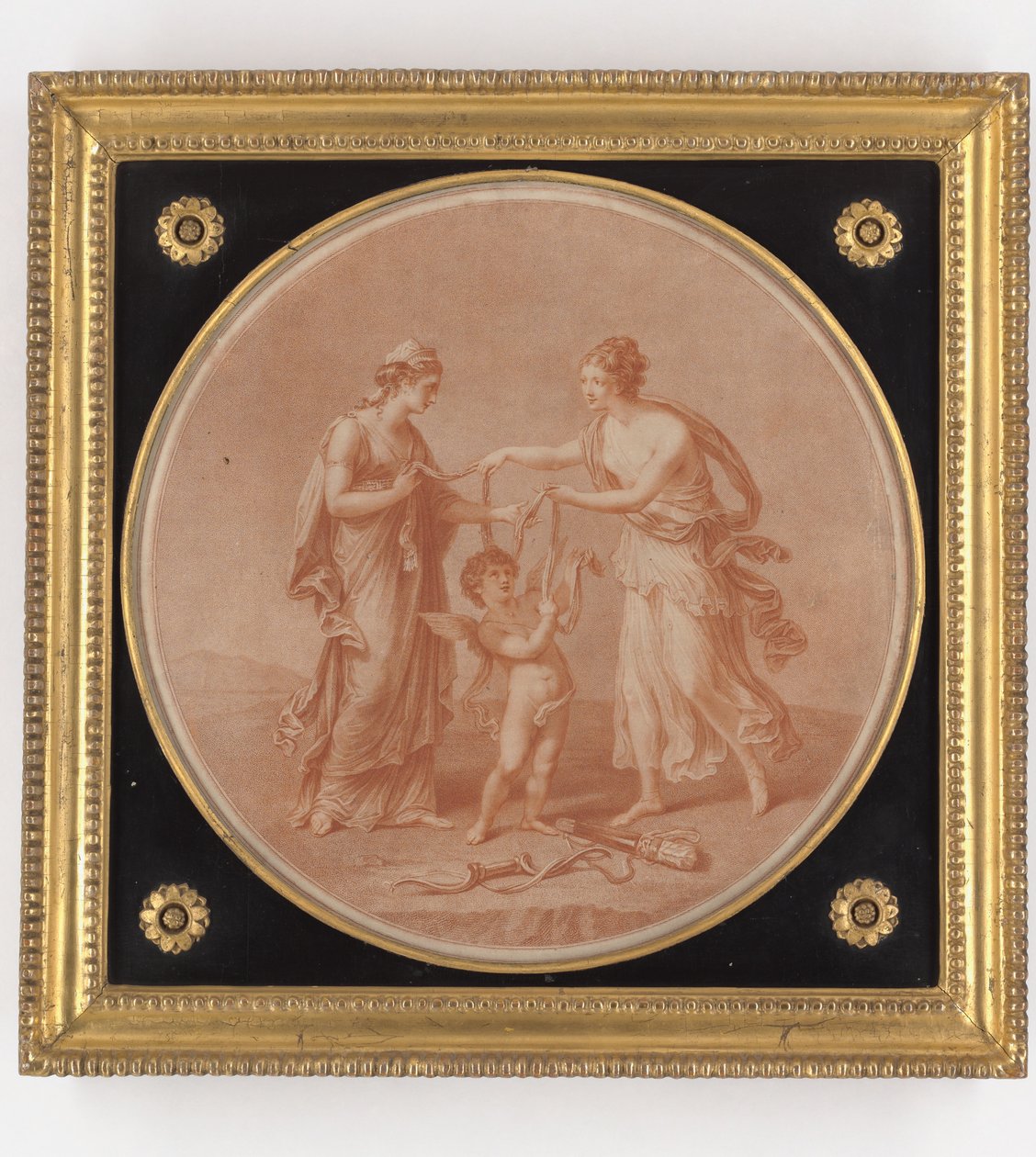 Juno, Venus und Amor, Druck von William Wynne Ryland, 1777 (Punktstich) von Angelica Kauffmann