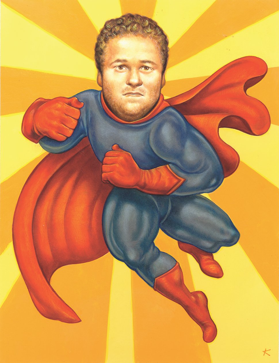 Seth Rogan von Anita Kunz