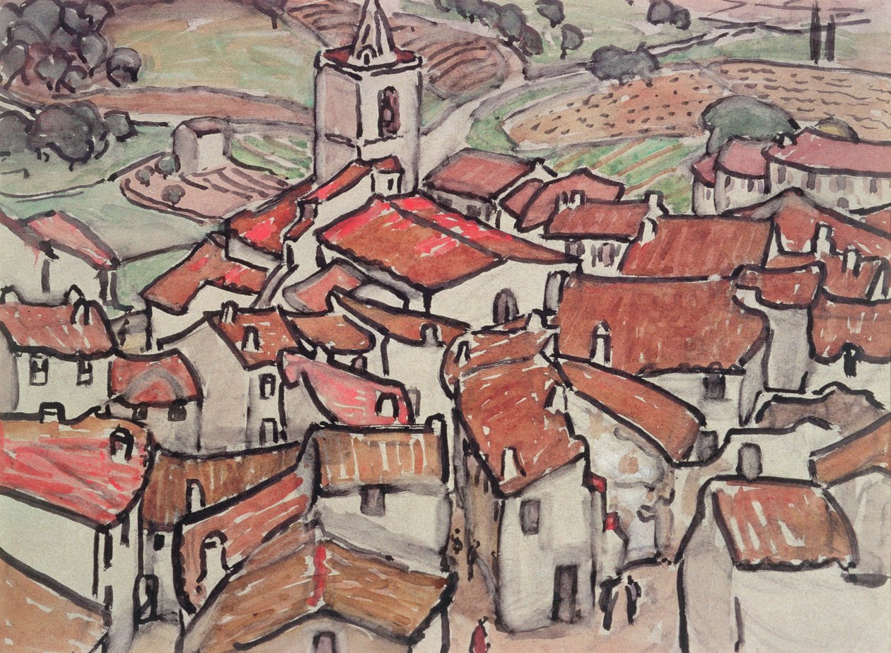 Ansicht von Grimaud von Anne L. Falkner