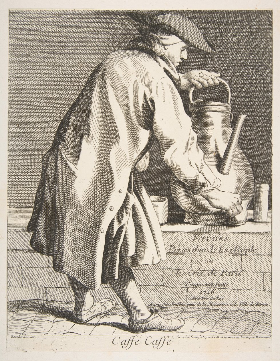 Kaffeehändler, 1746 von Anne Claude Philippe de Caylus