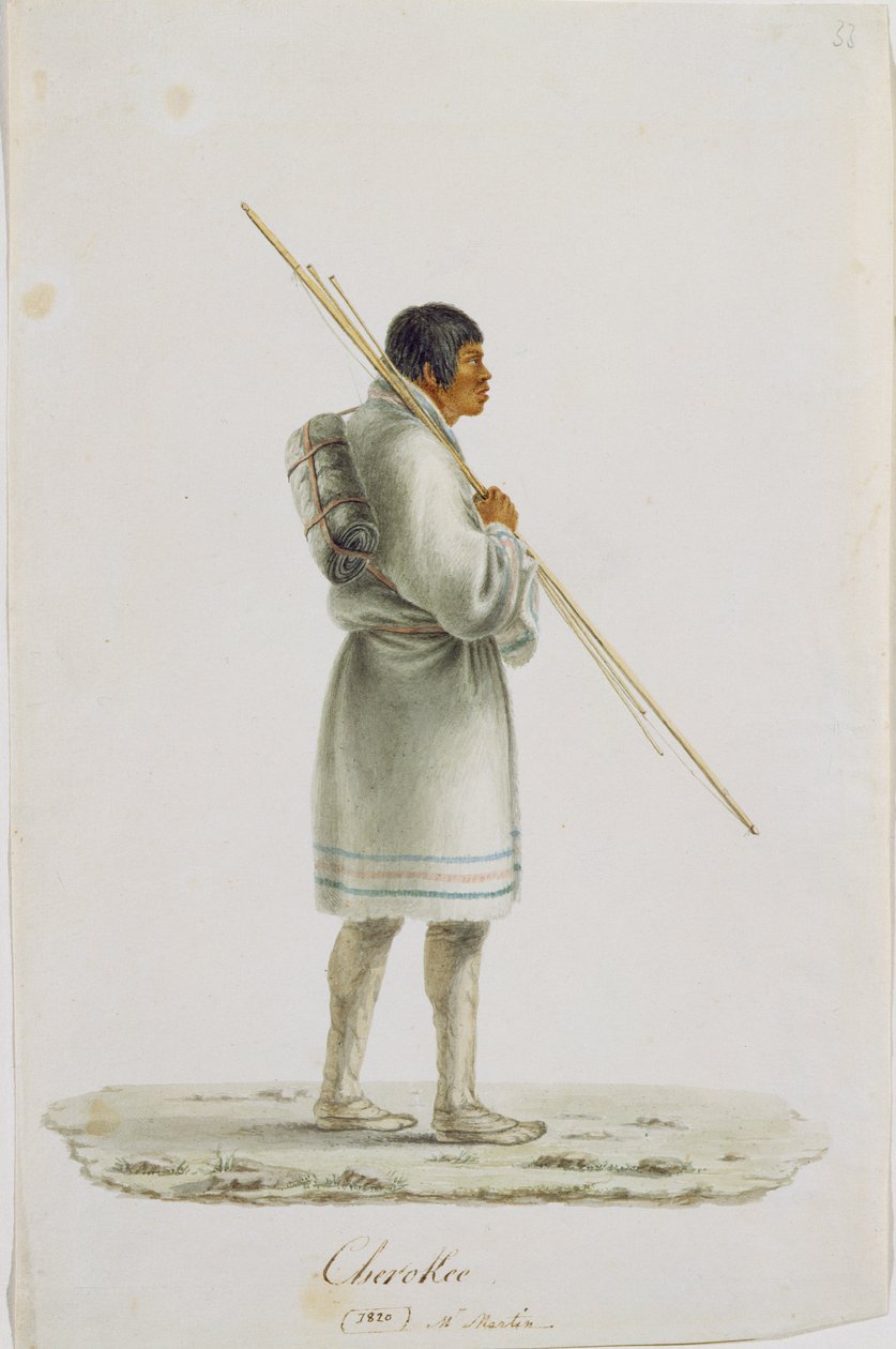 Cherokee, 1820 von Anne Marguerite Hyde de Neuville