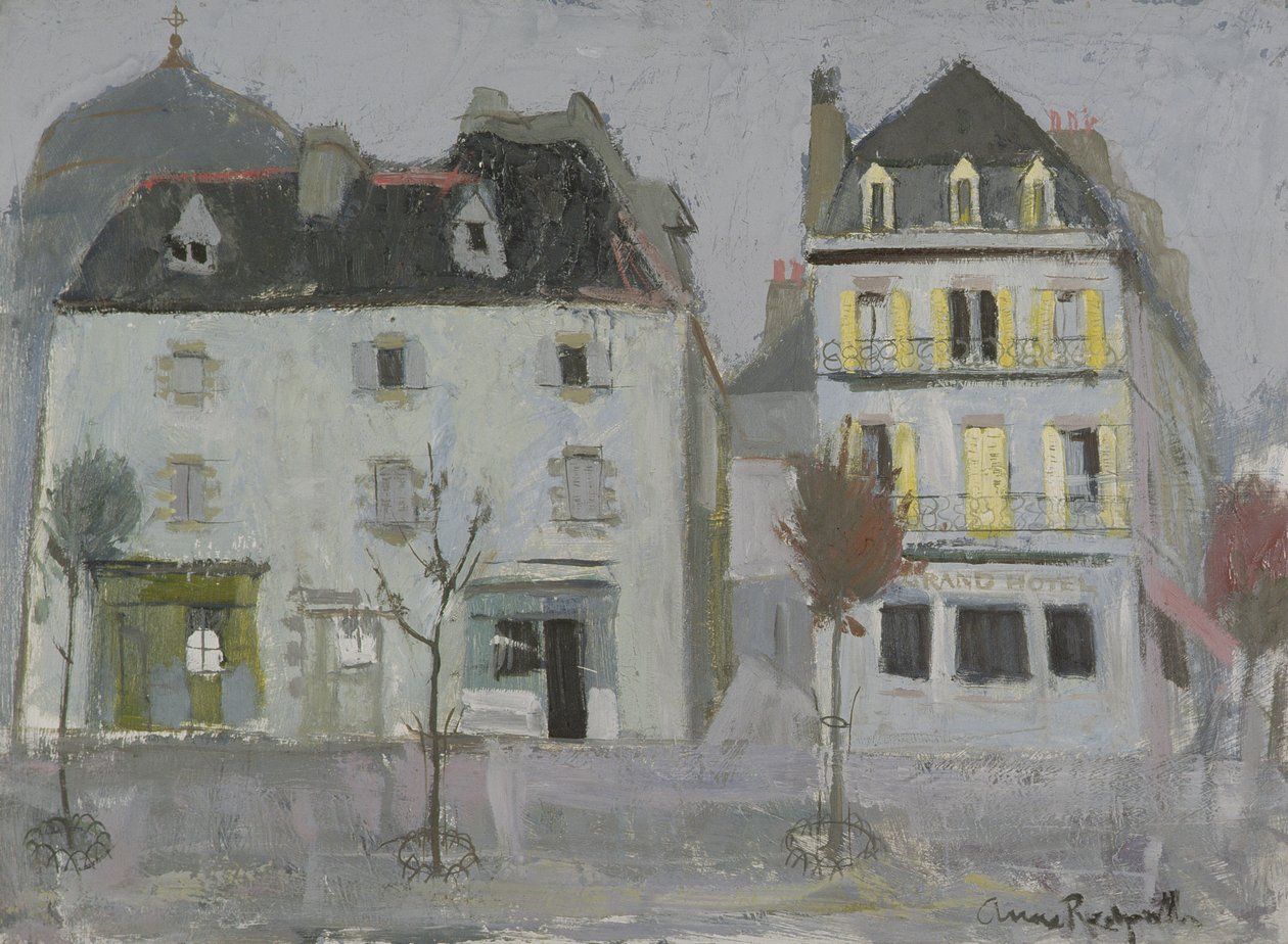 Häuser, Concarneau von Anne Redpath