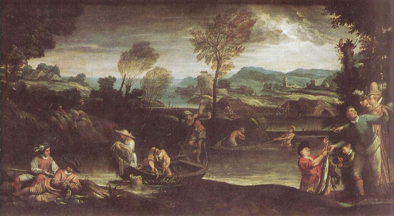 Der Fischfang von Annibale Carracci