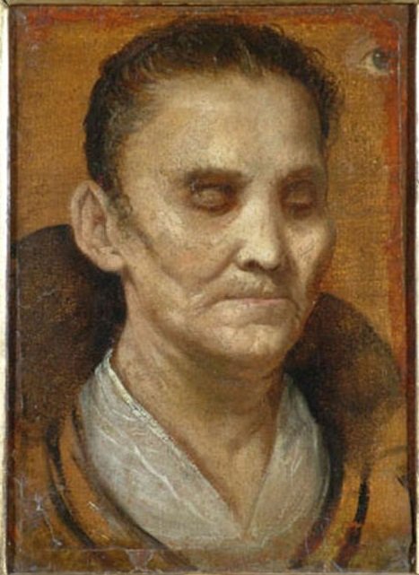 Porträt einer blinden Frau von Annibale Carracci
