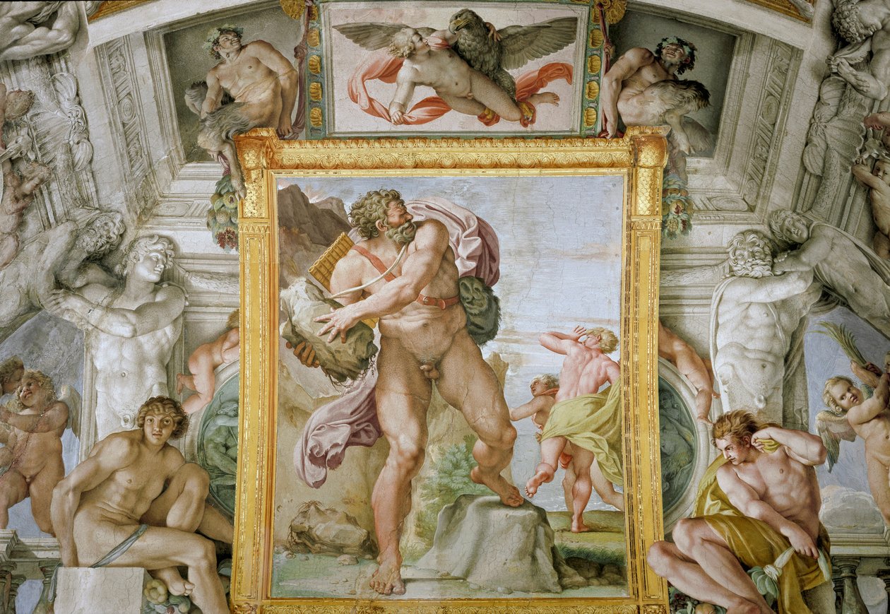 Polyphemus und Acis (Fresko) von Annibale Carracci
