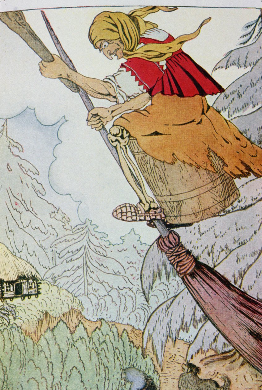 Epiphanie oder La Befana, anonyme italienische Illustration von Unbekannt Unbekannt