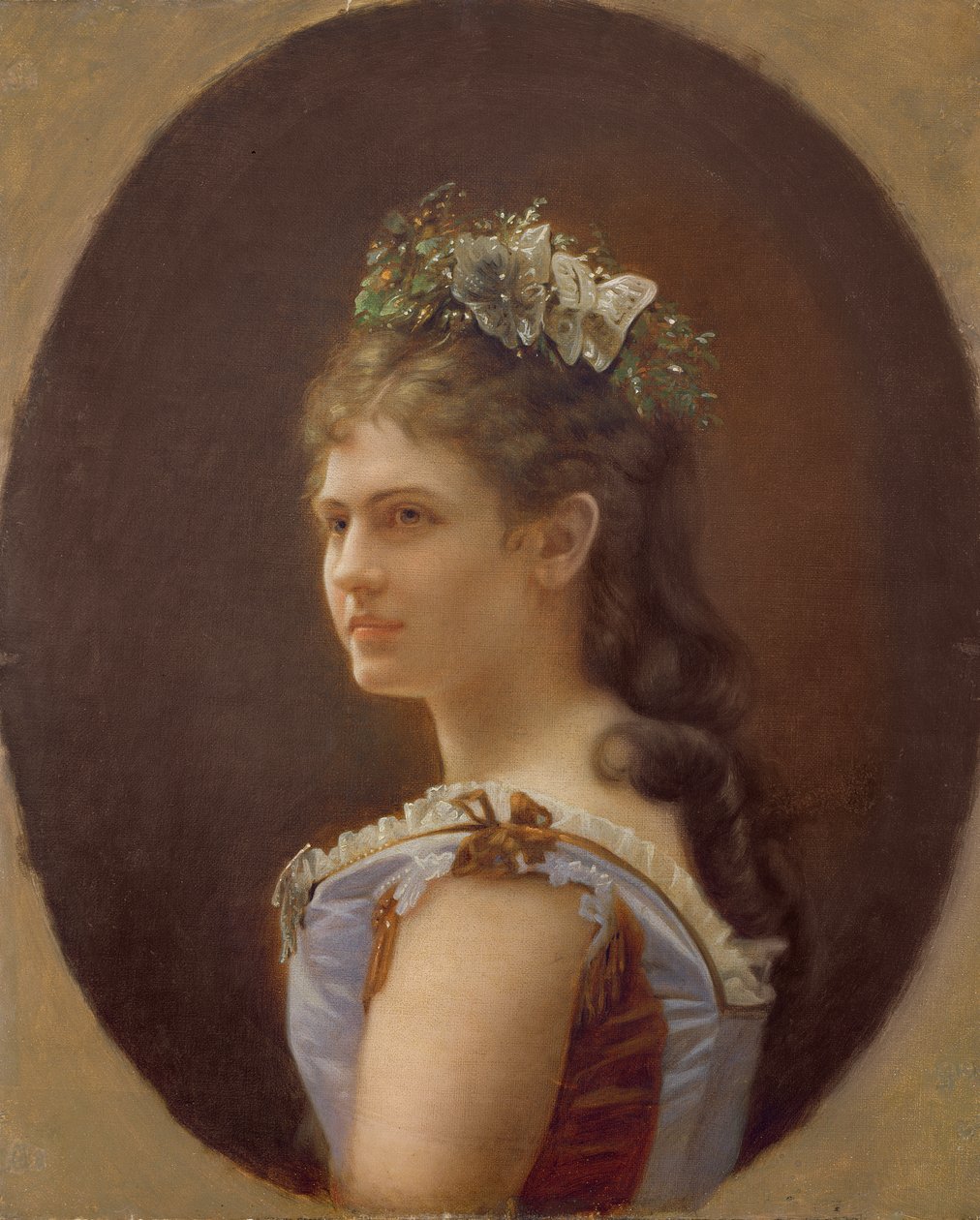Katharina Schratt, Geliebte von Kaiser Franz Joseph von Österreich, 1880 von Unbekannt Unbekannt