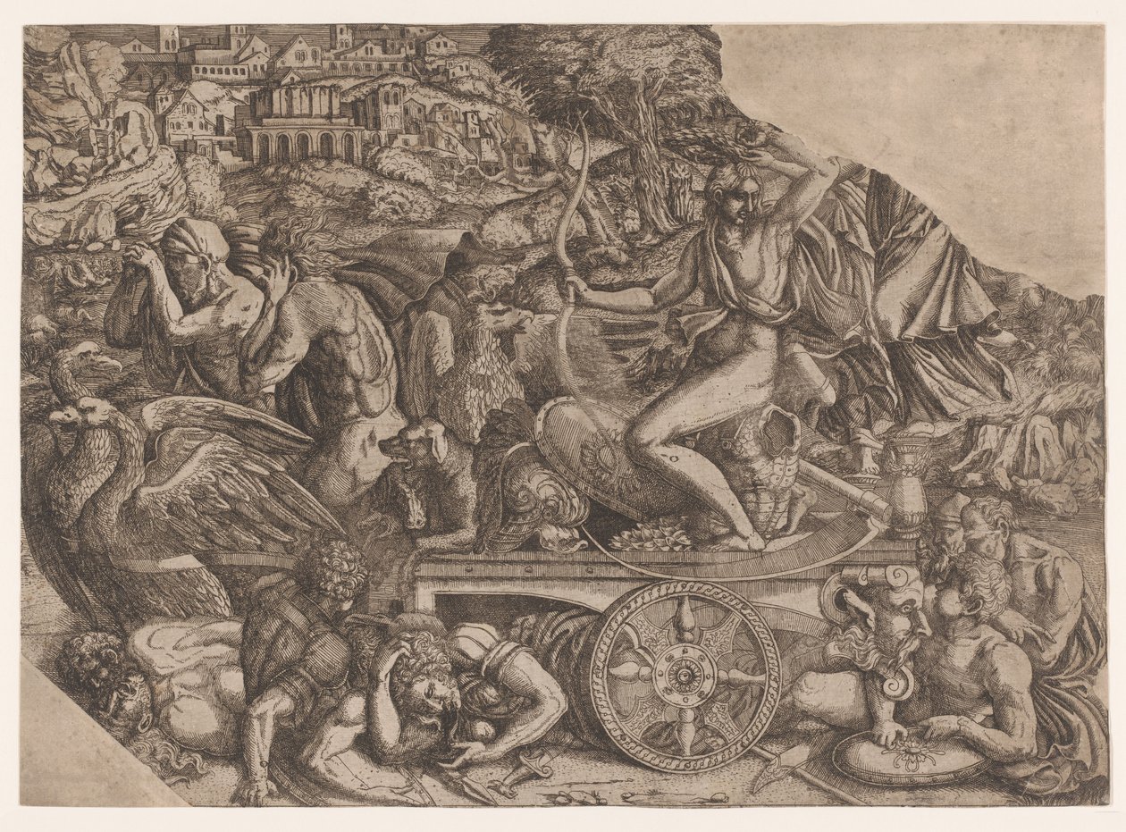 Allegorie auf den Krieg von Anonymous