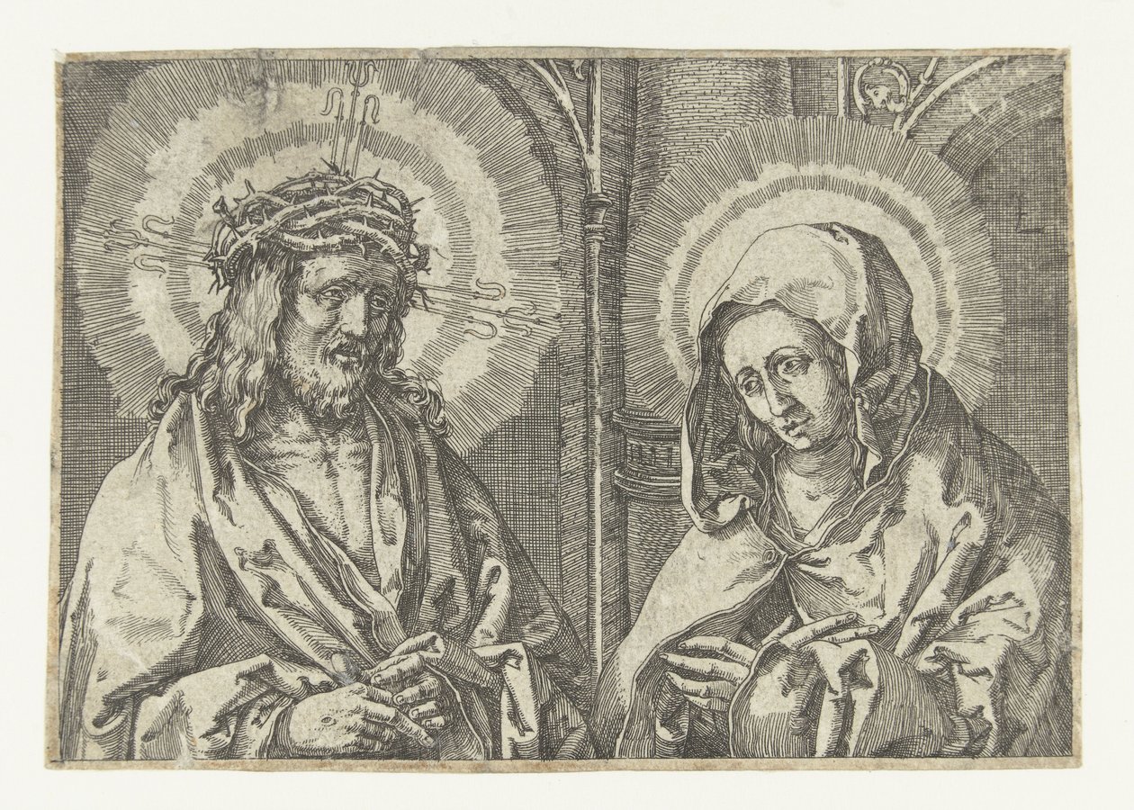 Christus und Maria von Anonymous