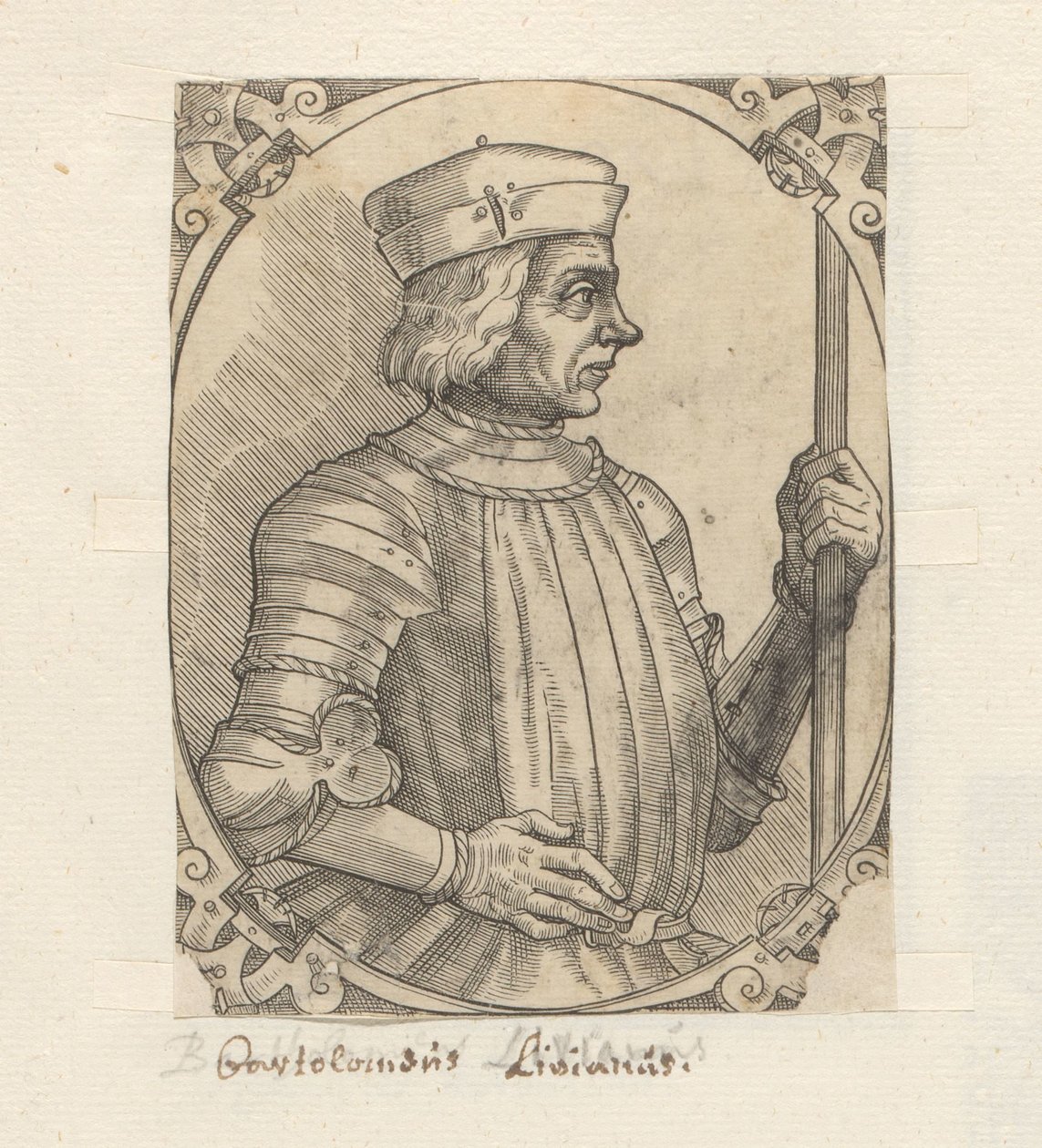 Porträt von Bartholomeus Livianus von Anonymous