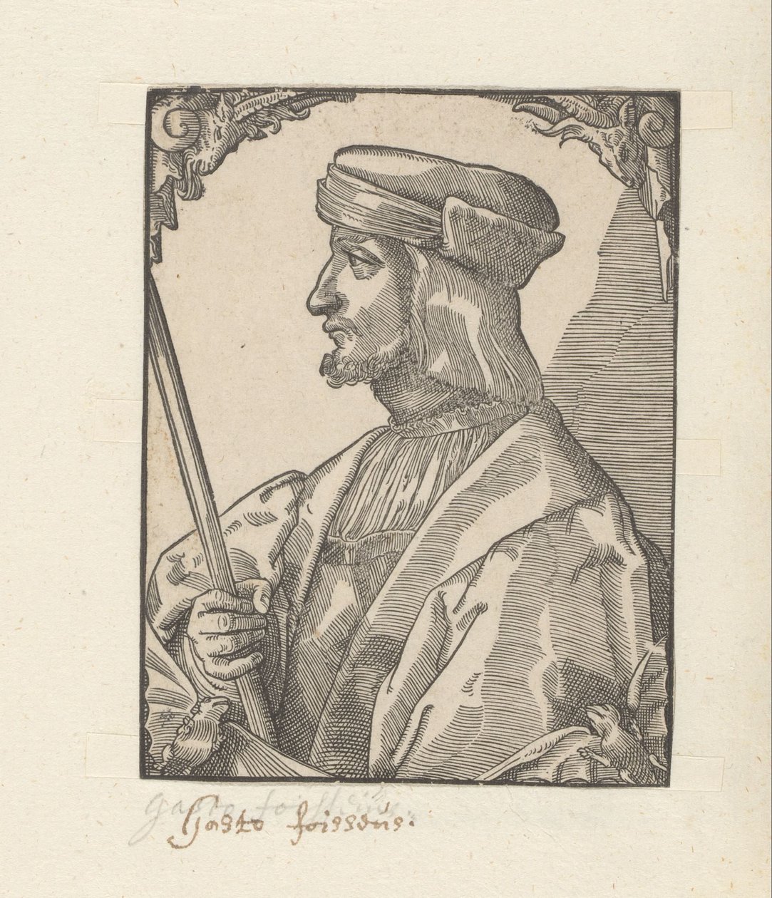 Porträt von Gaston de Foix von Anonymous