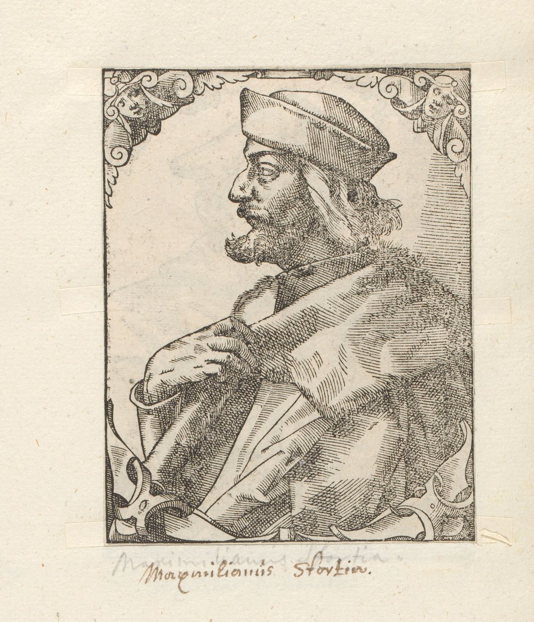Porträt von Maximilian Sforza von Anonymous