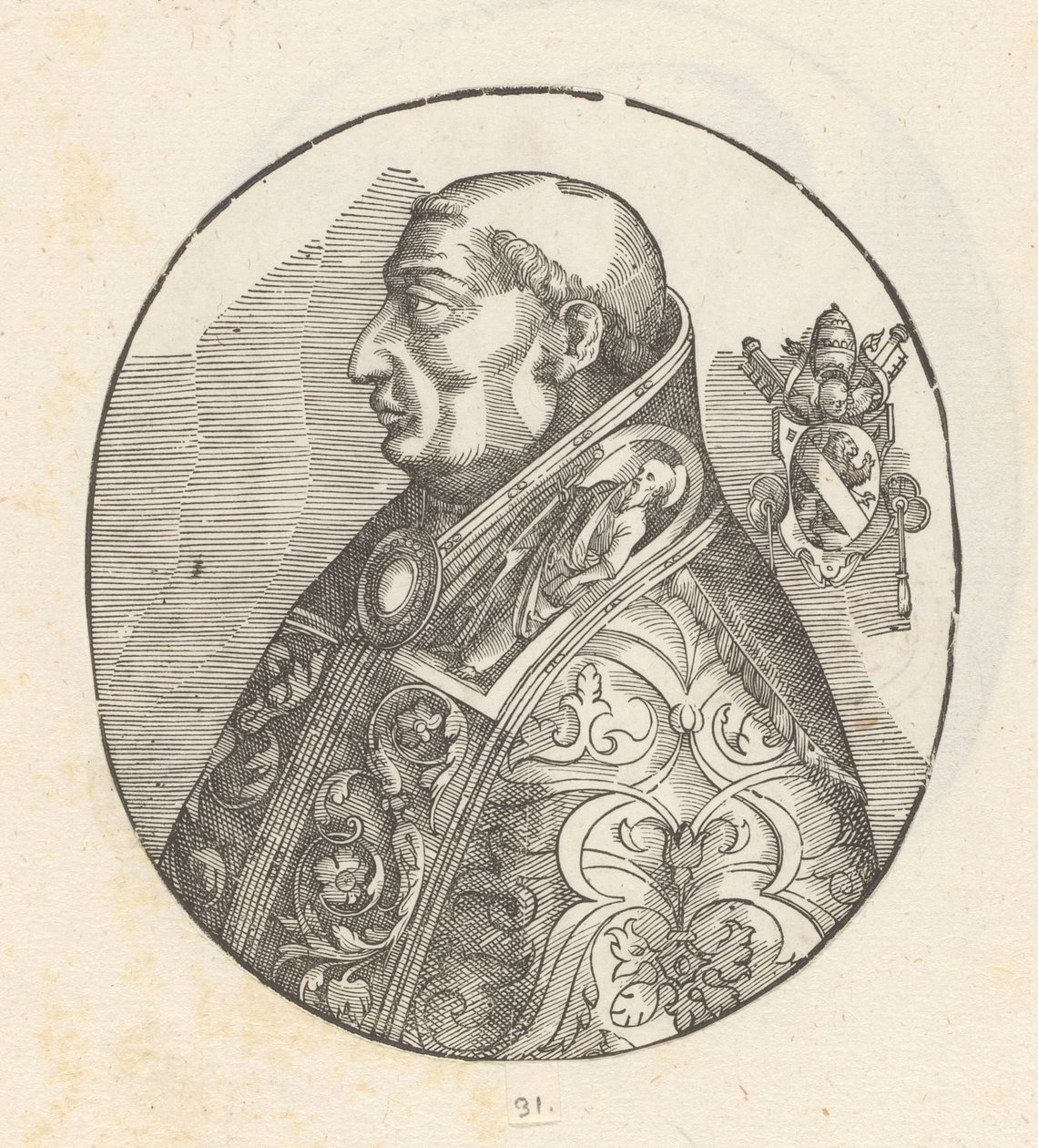 Porträt von Papst Paul II von Anonymous