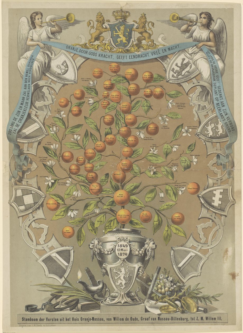 Stammbaum des Hauses Oranien-Nassau von Anonymous