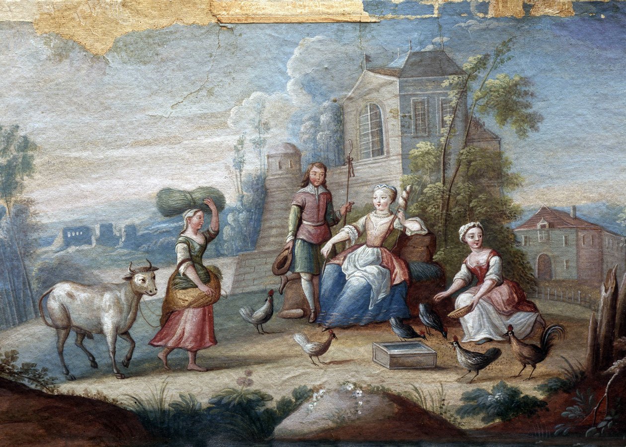 Landschaftsszene von Anonymous Anonymous