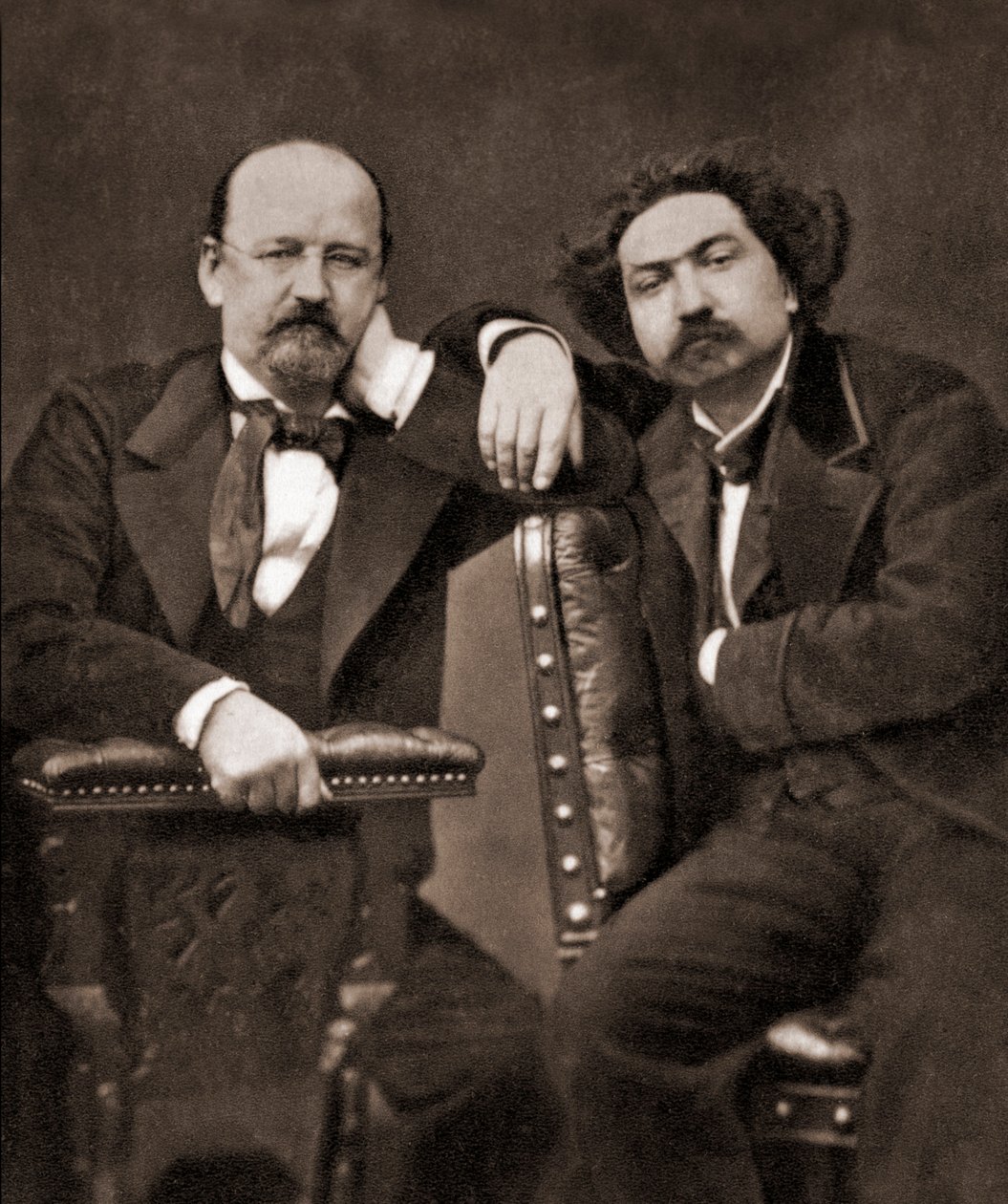 Émile Erckmann (1822-1899) und Alexandre Chatrian (1826-1890) von Anonymous Anonymous