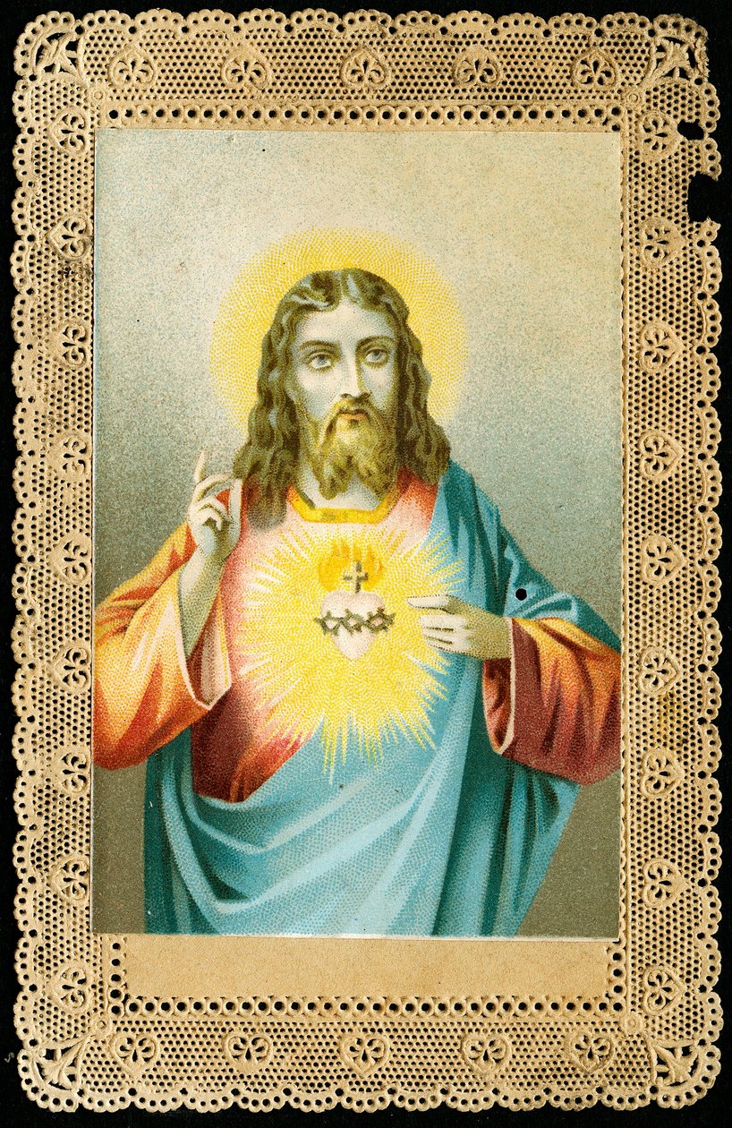 Frommes Bild: Jesus mit heiligem Herzen von Anonymous Anonymous