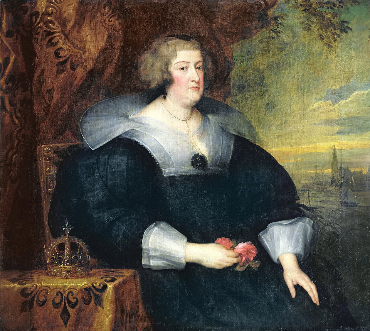 Marie de Medici, 1631 von Anthony van Dyck