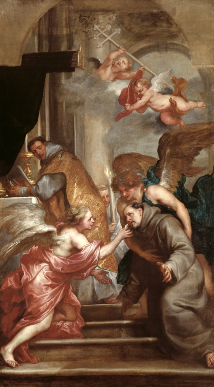Die Kommunion des St. Bonaventura (1221-74) von Anthony van Dyck