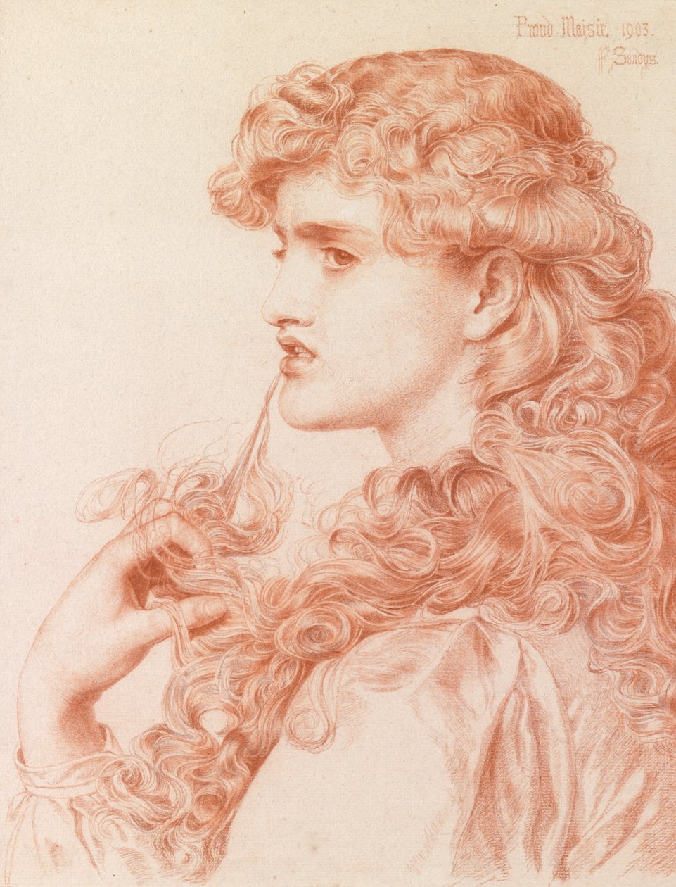 Stolze Maisie von Anthony Frederick Augustus Sandys