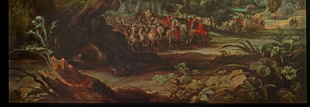 Detail eines Porträts des Duc d