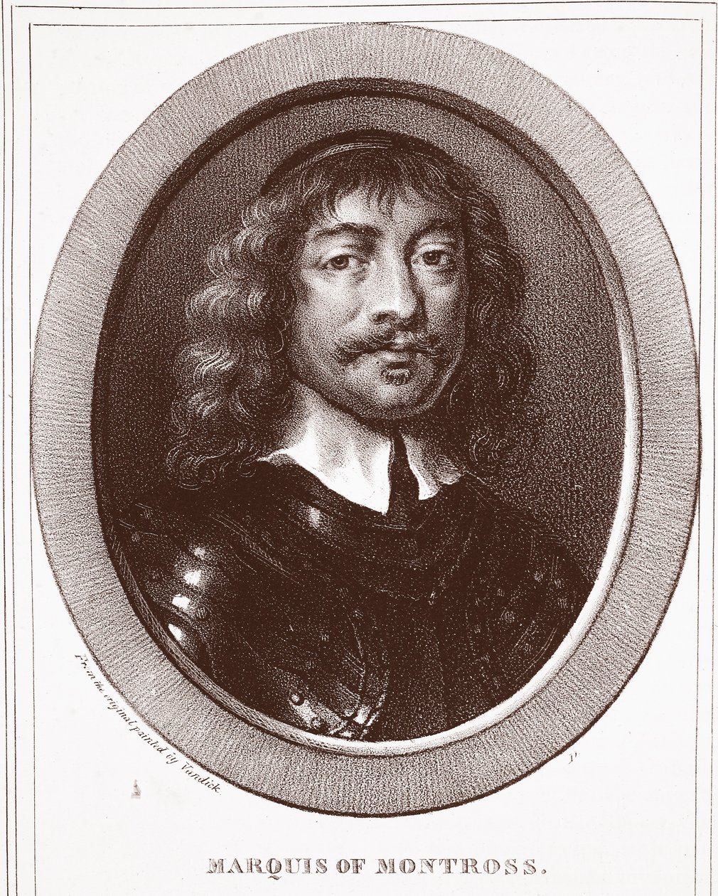 Marquis von Montross, graviert von de Ducarme von Anthony van Dyck