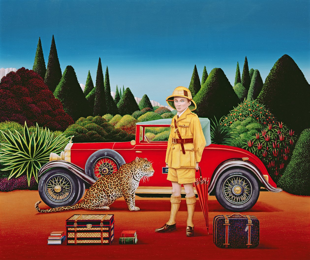 Roter Rolls Royce von Anthony Southcombe