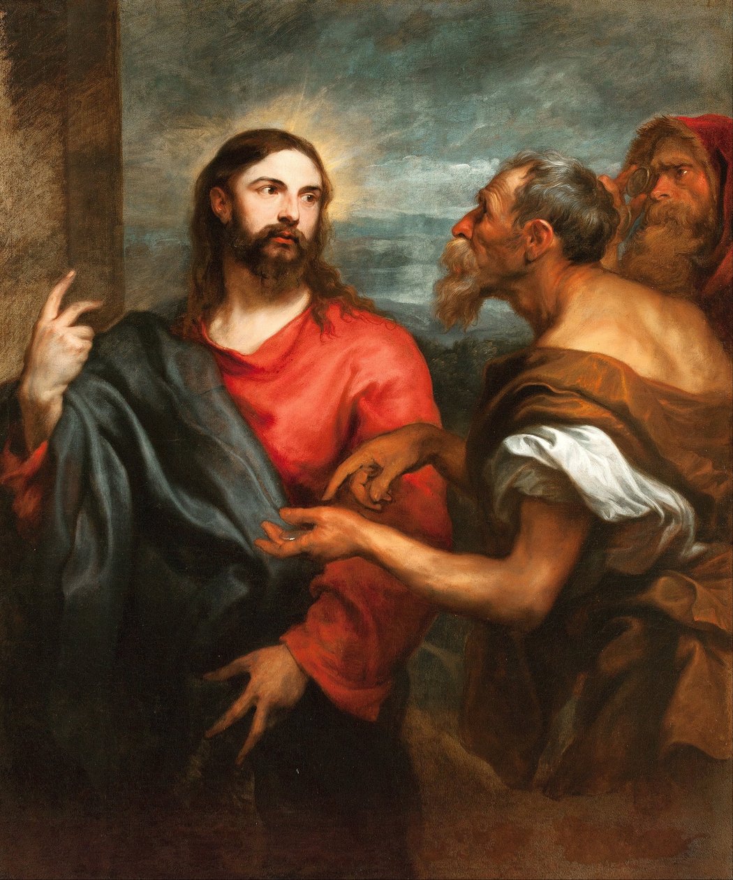 Christus der Münze von Anthony van Dyck