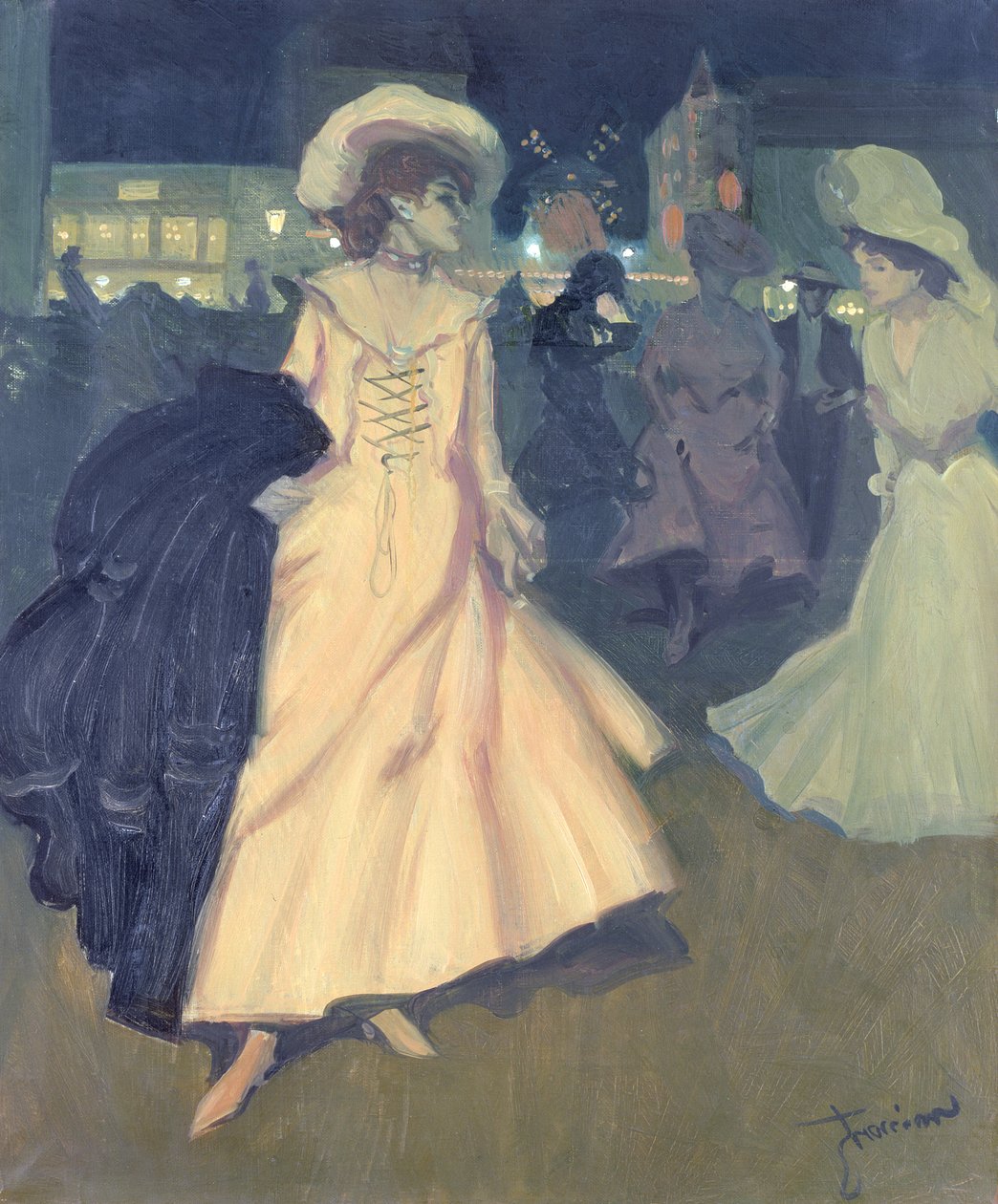 Der Ausgang im Moulin Rouge, 1901-2 von Antoine Guillaume Minartz