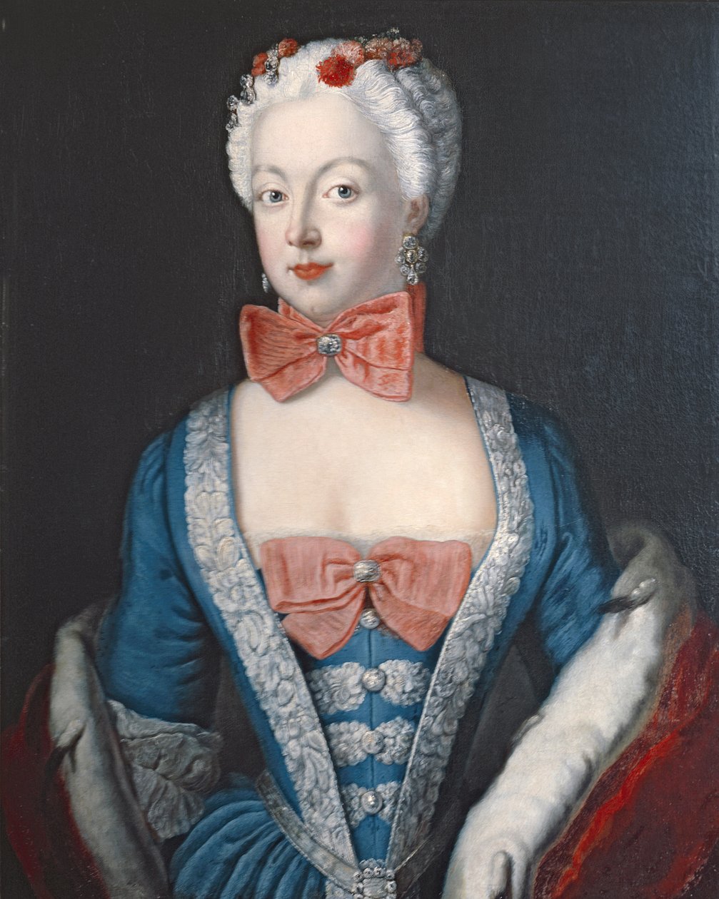 Kronprinzessin Elisabeth Christine von Preußen, um 1735 von Antoine Pesne