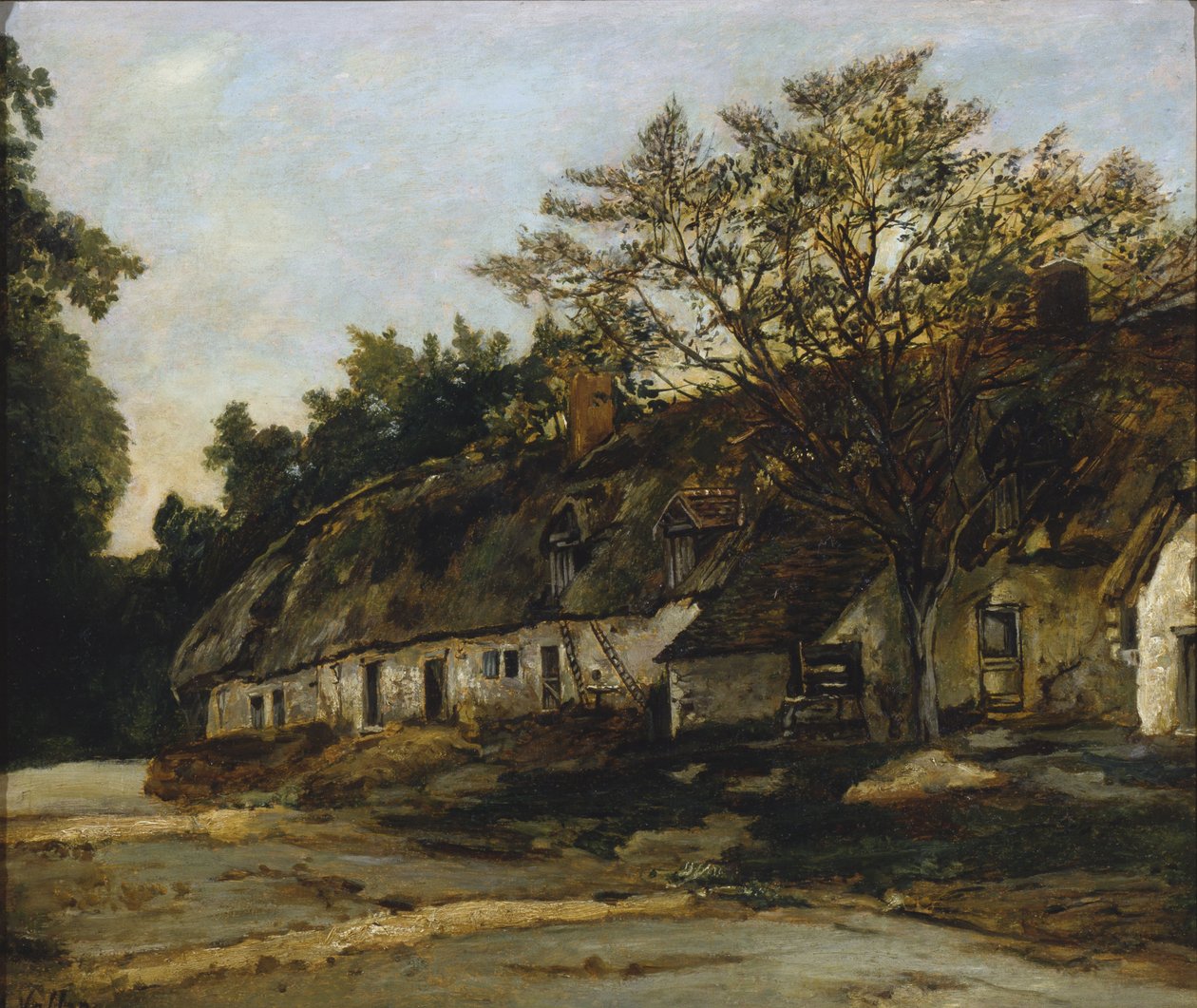 Reetgedecktes Häuschen von Antoine Vollon