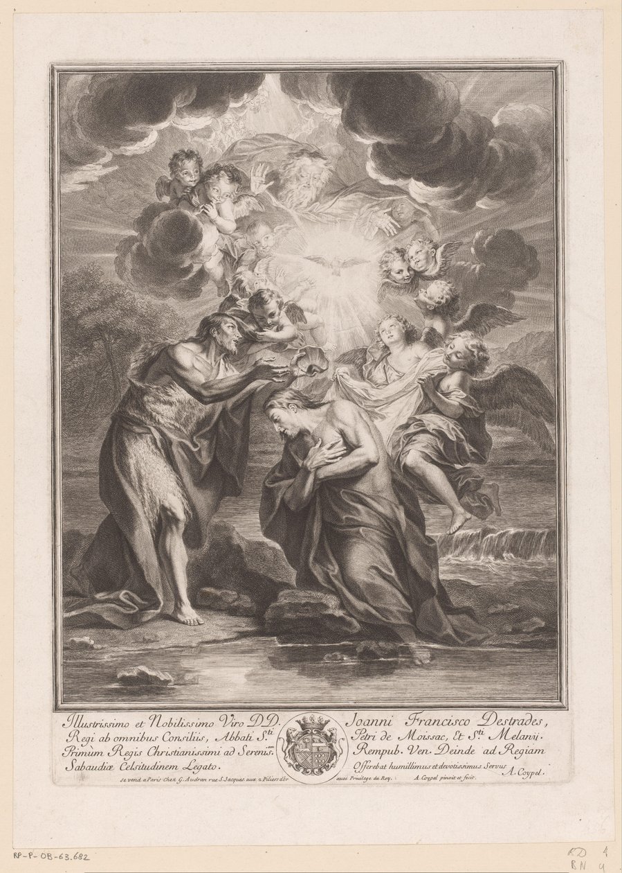 Taufe Christi von Antoine Coypel