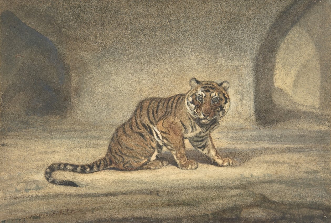 Tiger, 1810-75 von Antoine Louis Barye