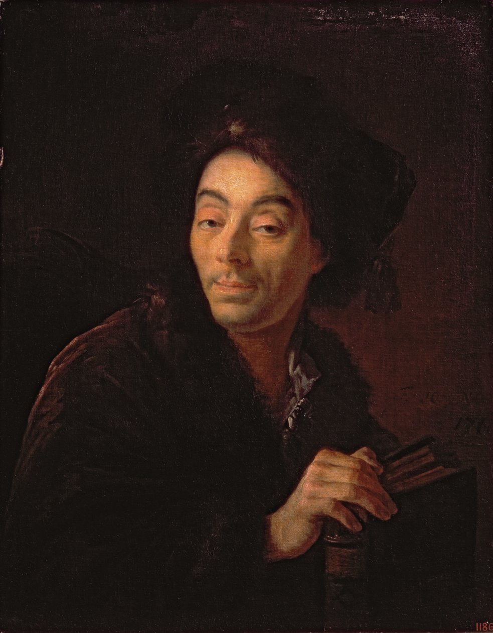 Porträt von Yakob Danilovich Shumsky (um 1726-1812) 1760 von Anton Pavlovich Losenko