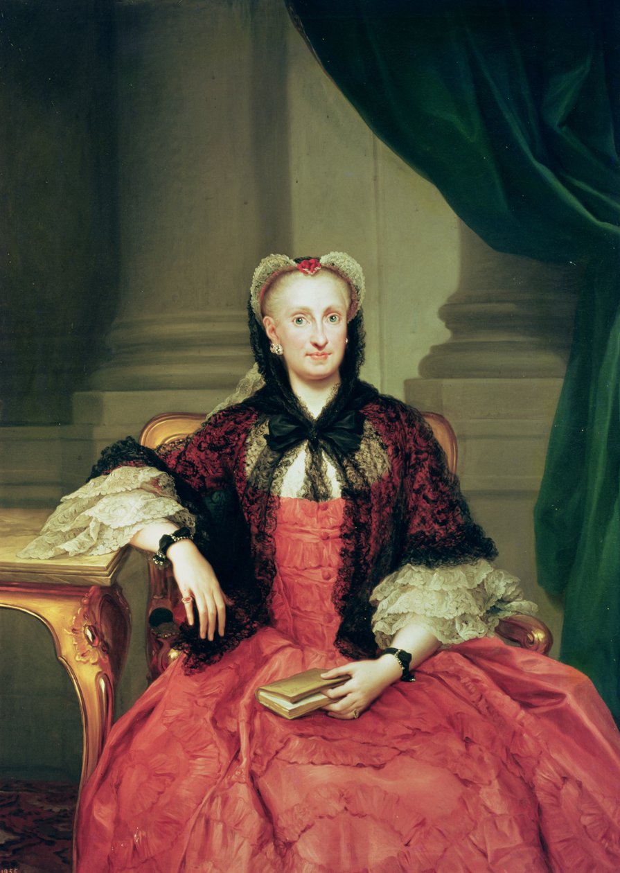 Maria Amalia von Sachsen (1724-60) Königin von Spanien von Anton Raphael Mengs