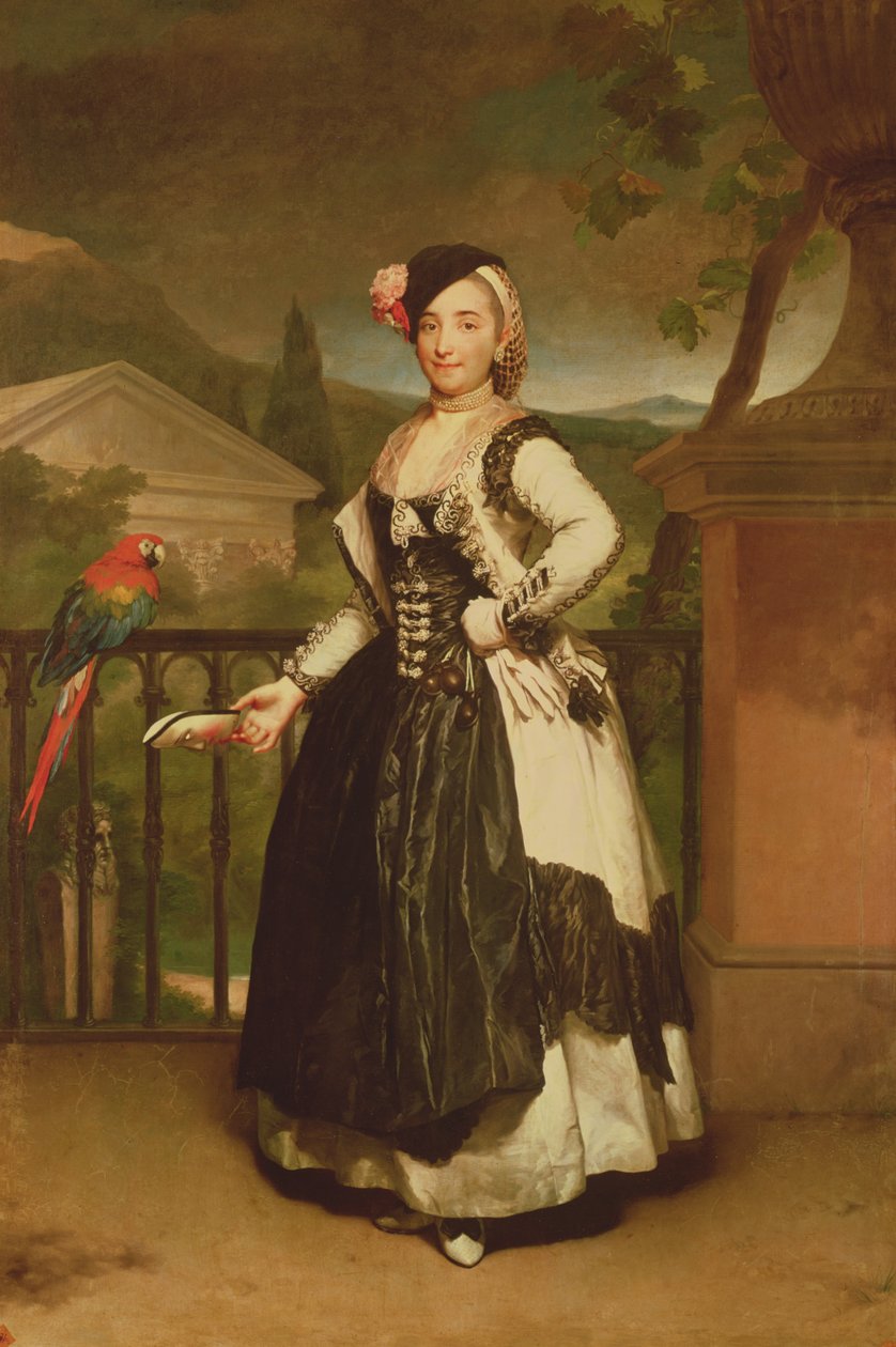 Die Marquise von Llano, ca. 1770-75 von Anton Raphael Mengs