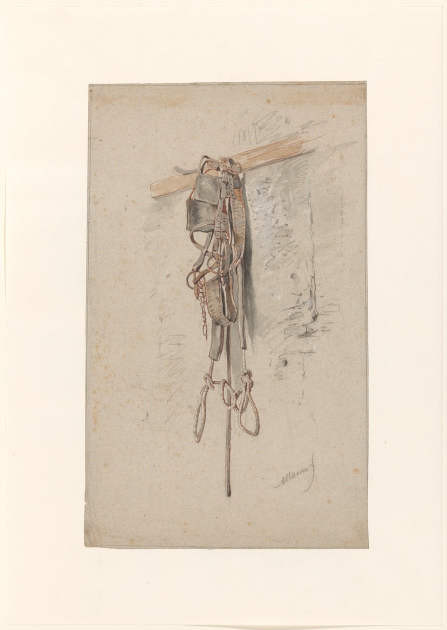 Pferdegeschirr von Anton Mauve