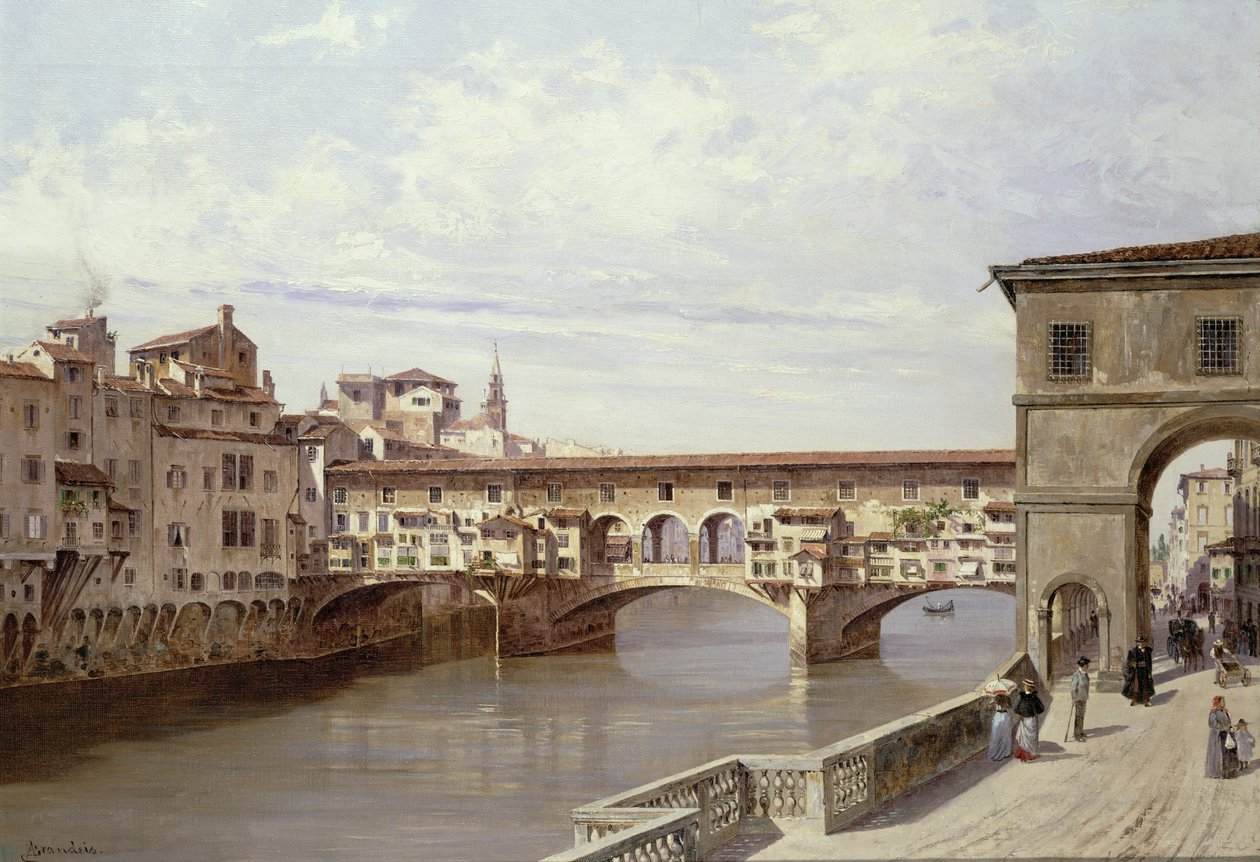 Pontevecchio, Florenz von Antonietta Brandeis